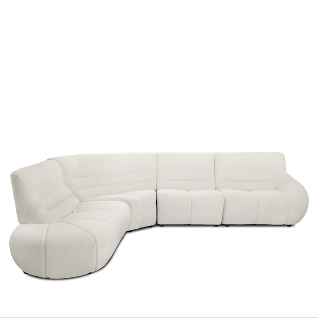 Tara 3 Seater Extended Sofa - Beige - 32