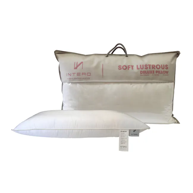 Intero Soft Lustrous Pillow - 1 - Soft, luxurious, premium, comfort, stylish, modern, eco-friendly, hypoallergenic