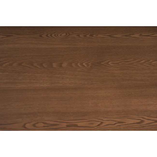 Roden Dining Table 1.8m in Cocoa with 4 Imogen Dining Chairs in Cocoa, Dolphin Grey (Fabric) - 9 - Wooden texture, natural