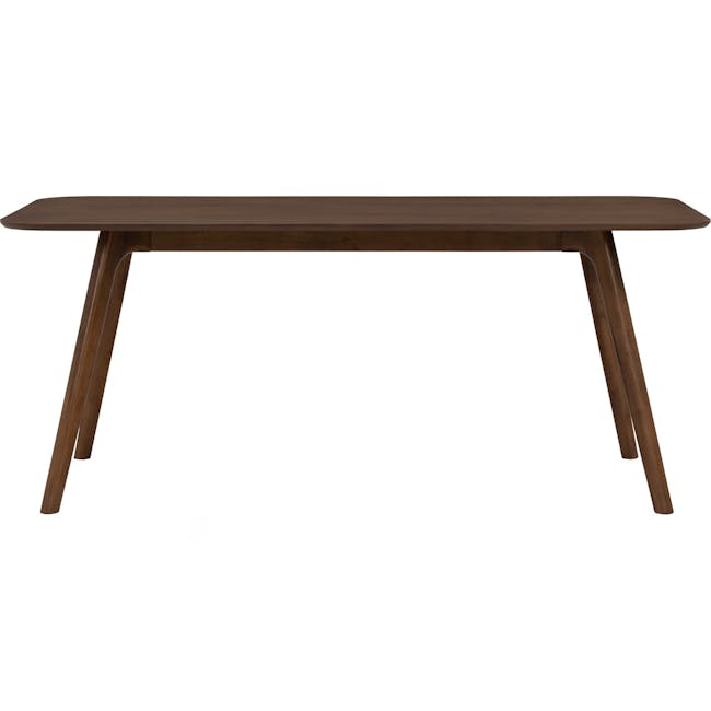 Roden Dining Table 1.8m - Cocoa - 12 - Wooden dining table with sleek design, minimalist style, modern aesthetic, simple yet