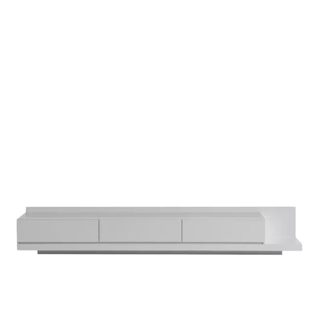 (As-is) Bryson Extendable TV Console 2.3m-3.3m - White - 0