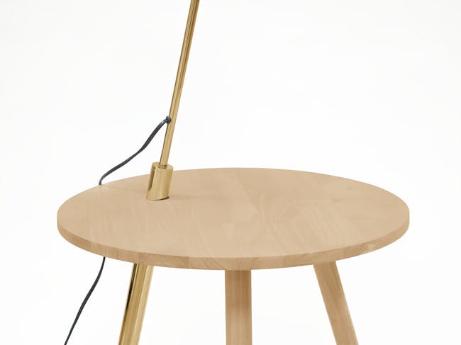 Alonso Floor Lamp / Side Table - 6