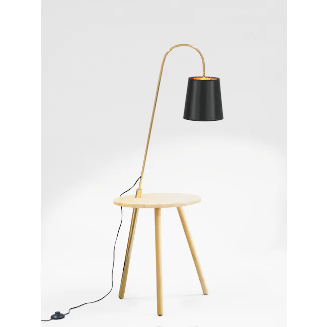 Alonso Floor Lamp / Side Table - 10