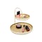 Poise 2-Tiered Tray - Brass - 3