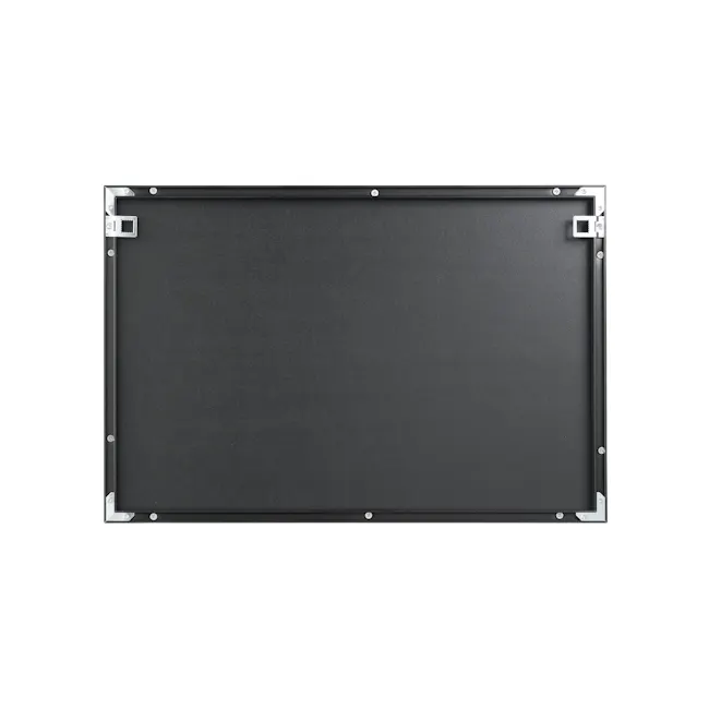 Soft Geometry Framed Canvas (Set of 3) - 8 - Black screen enclosure, metal frame, sturdy construction, mounting hardware