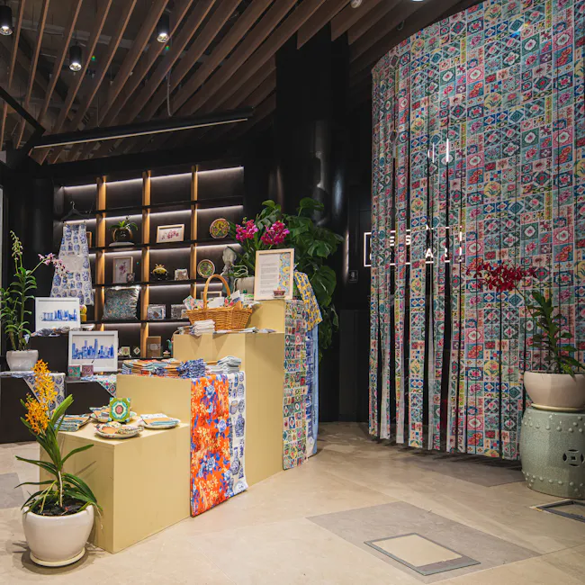 Singlapa Peranakan Tiles Shopping Bag - 5 - Colorful, vibrant, eclectic, artistic, decorative, modern, stylish, artistic