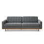 Conran 3 Seater Sofa - Walnut, Charcoal Grey - 0