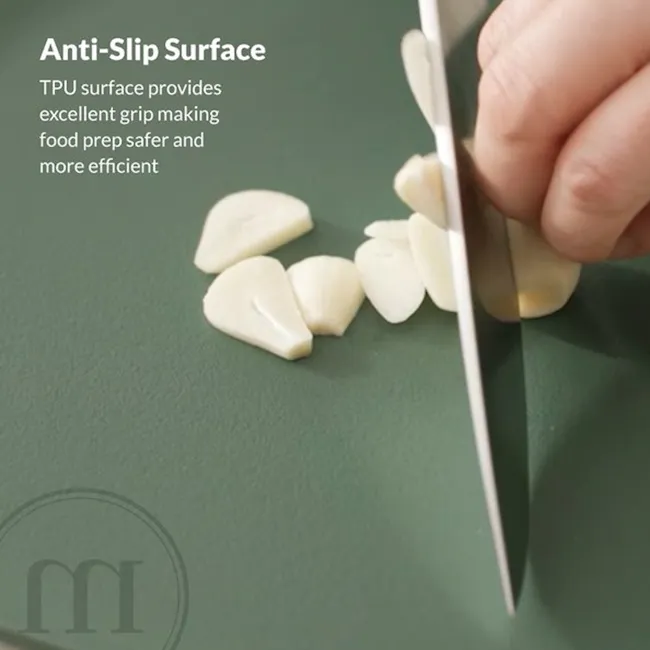 SalleMa Macaron TPU Cutting Board (Avocado) - 7
