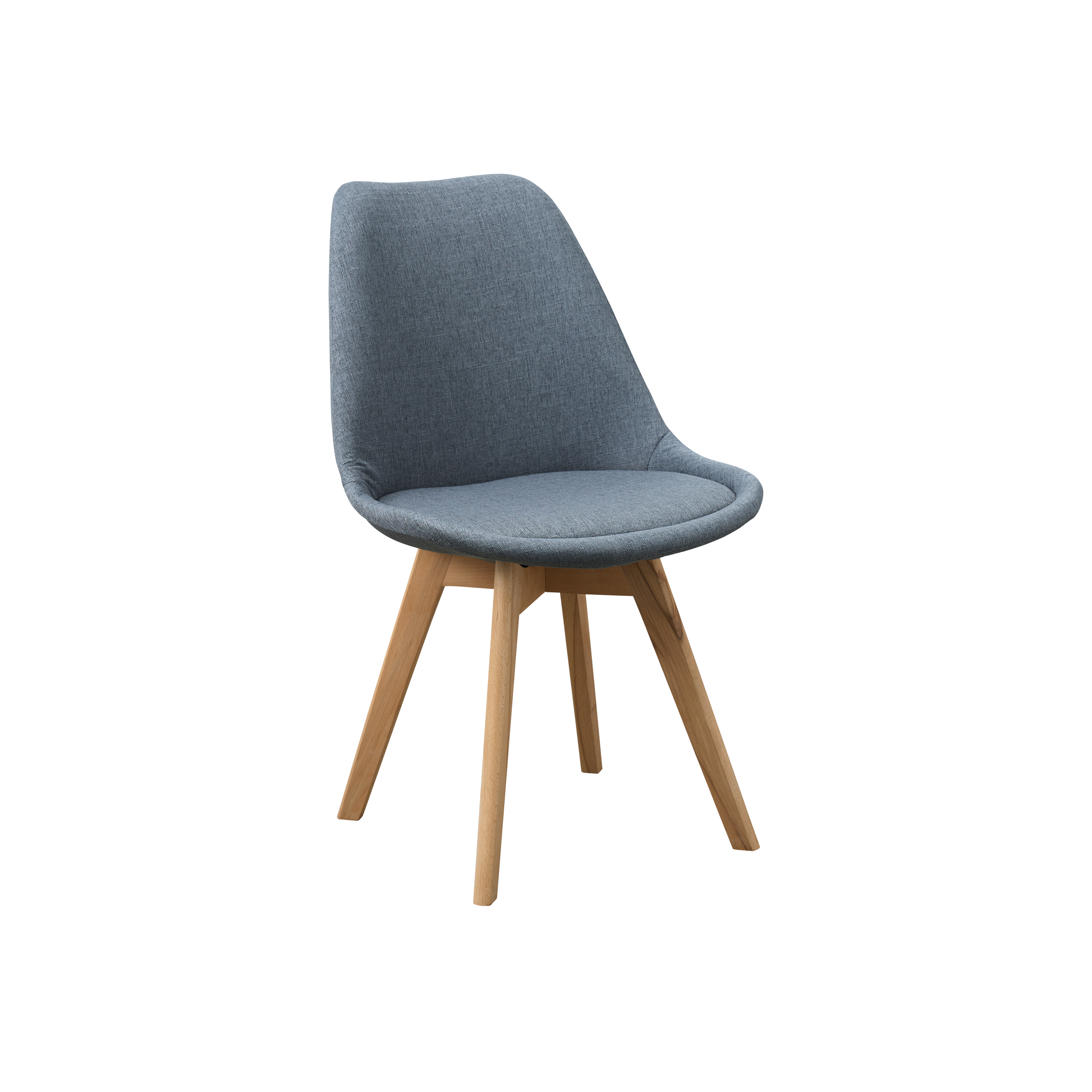Linnett Chair - Natural, Grey (Fabric)
