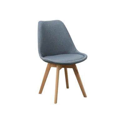 Linnett Chair - Natural, Grey (Fabric)