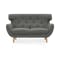 Agatha 2 Seater Sofa - Granite Grey