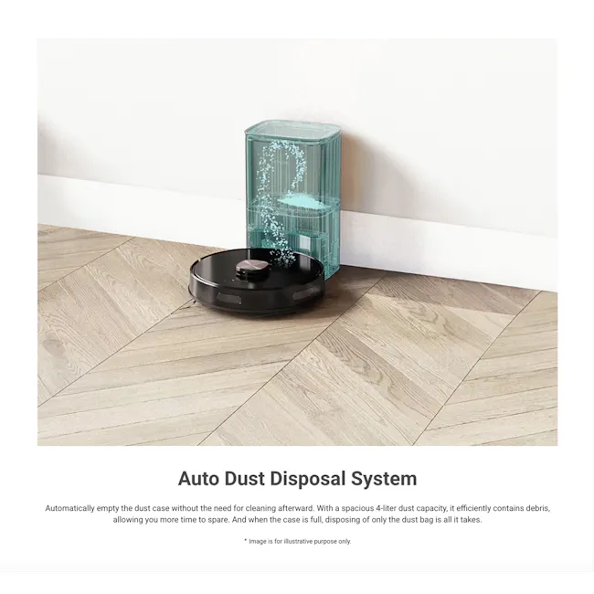 Robot Vacuum Cleaner - RV-X20DP BKCG - 9
