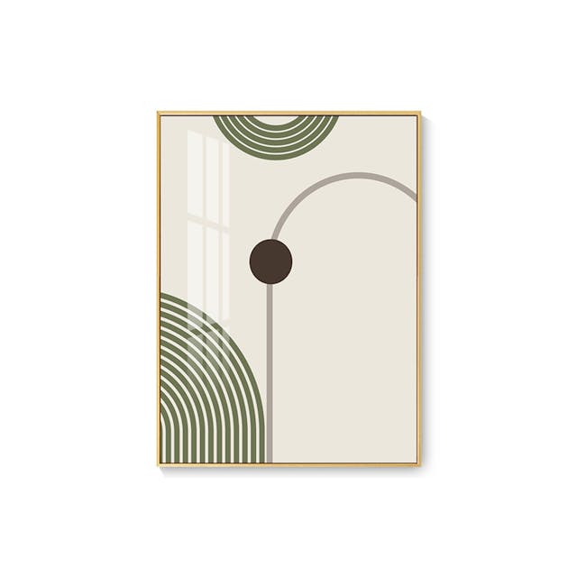 Moment Framed Canvas 40cm x 60cm (Set of 3) - 3 - Modern abstract design, minimalist decor, geometric shapes, abstract art