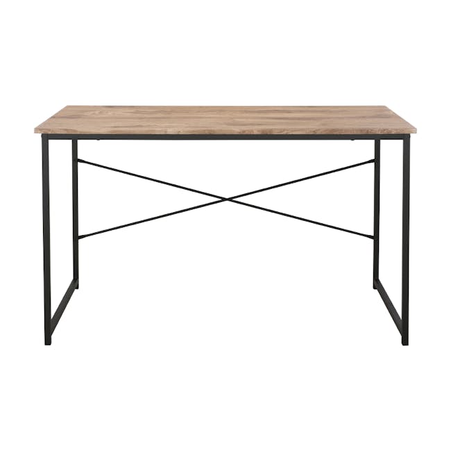 Isaac Working Table 1.2m - Brown, Black - 3