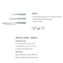 Berghoff 3 PC Multifunctional Stainless Steel Starter Knife Set - 5