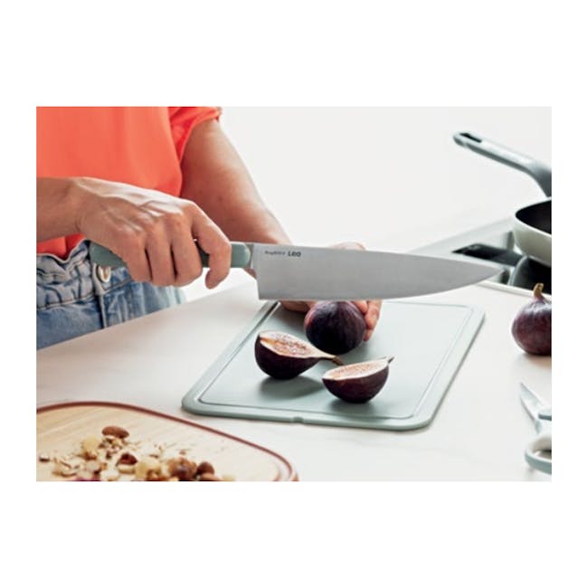 Berghoff 3 PC Multifunctional Stainless Steel Starter Knife Set - 5 - orange shirt, kitchen, cutting board, kitchen knife