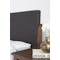 Talyn Queen Bed in Walnut, Seal with 2 Sawyer Bedside Tables - 5