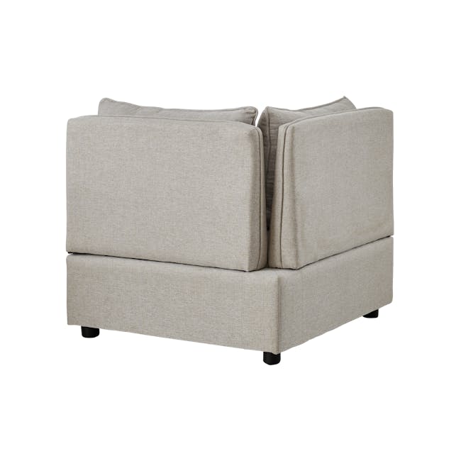 Cameron 4 Seater Sectional Storage Sofa - Sand - 46