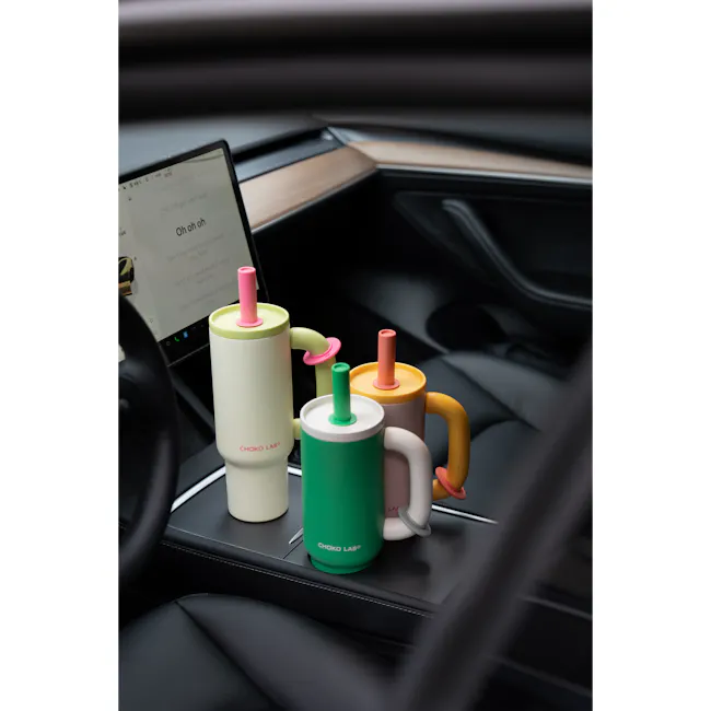 CHAKOLAB Bawang Thermal Cup 1050ml - Light Green - 2