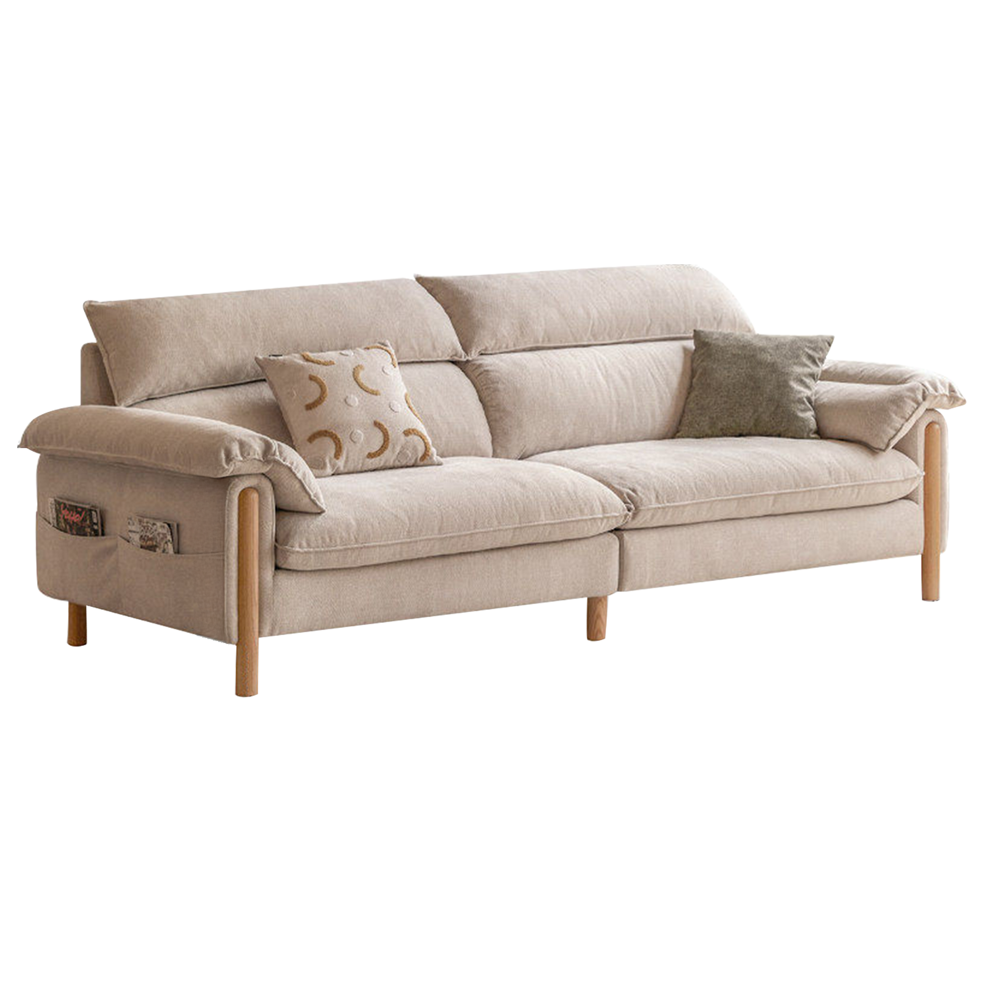 Bohem 4 Seater Sofa - Sand