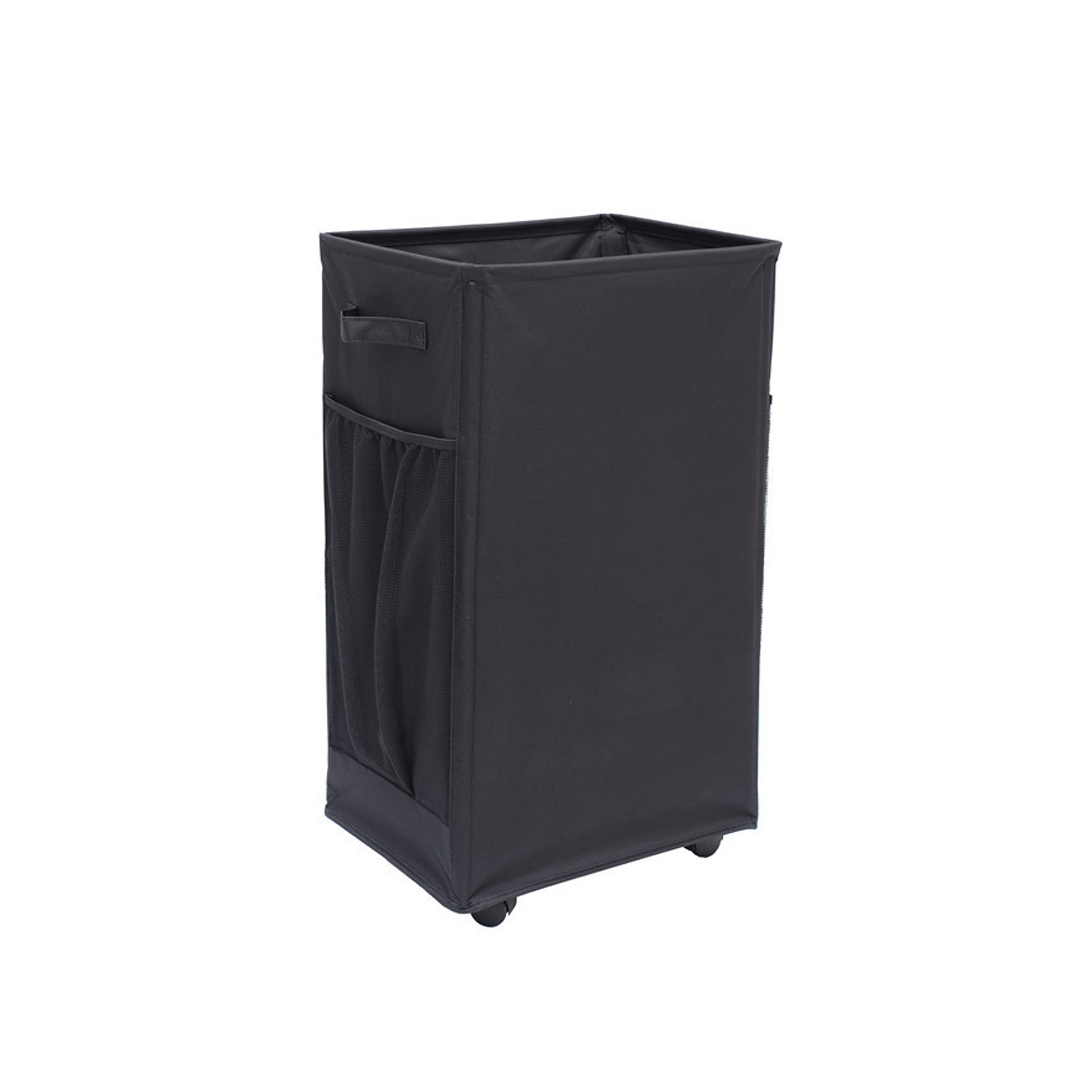 Mason Laundry Hamper with Wheels - Black