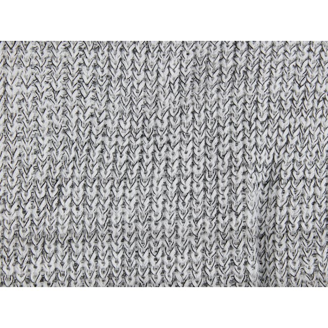 Lemuel Soft Knitted Throw - White - 2