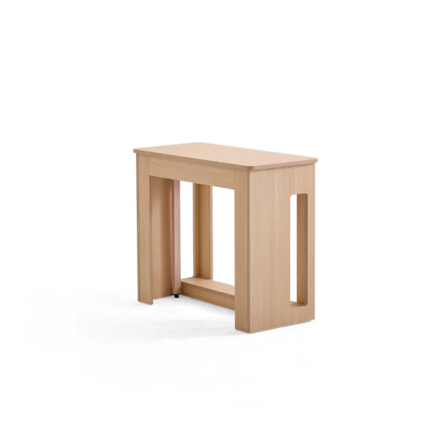 Flexi-Table Extendable Dining Table with Extendable Bench 0.4m-1.8m - Natural - 24