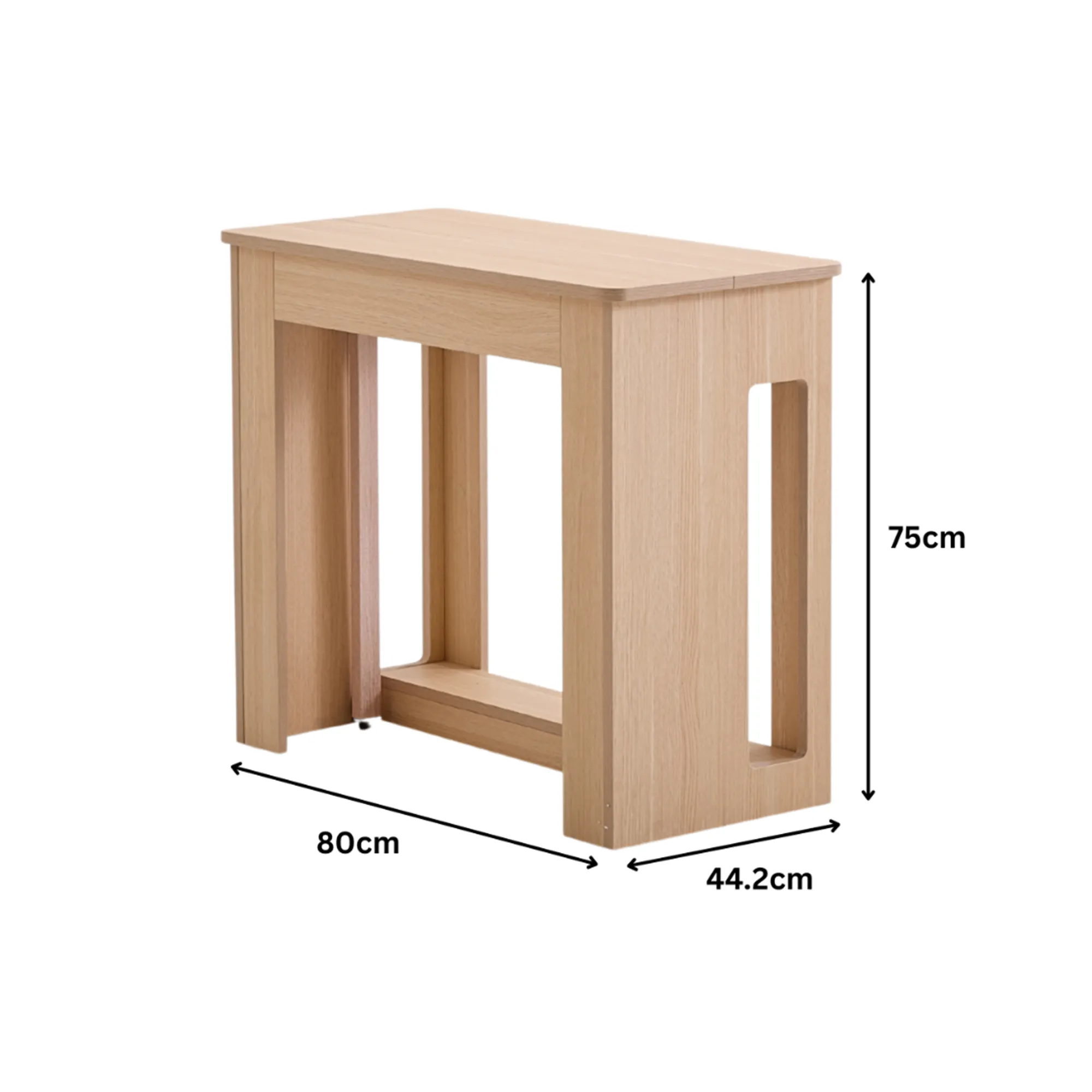 Flexi-Table Extendable Dining Table 0.4m-1.8m - Natural - 12