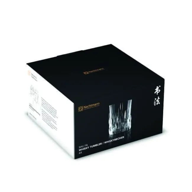 Nachtmann Shu Fa Lead Free Crystal Whisky Tumbler 4pcs Set - 6 - "Shu Fu Whisky Tumbler with Whiskybecher", "Nachtmann