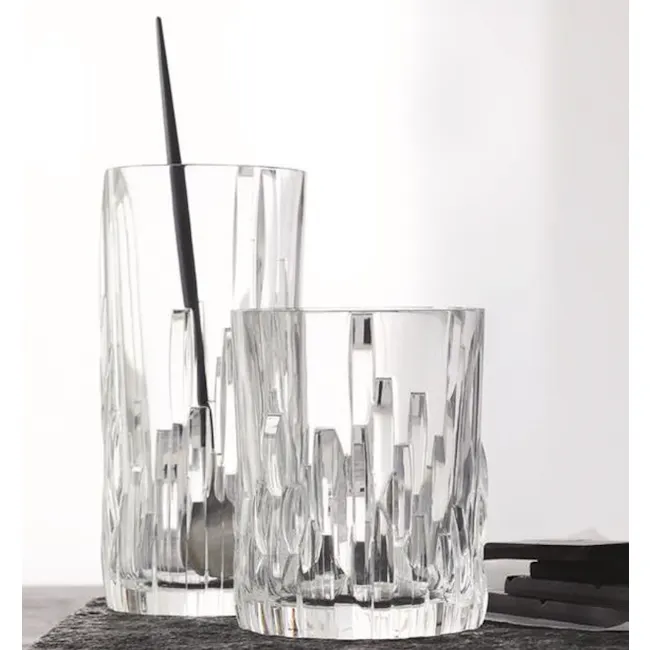 Nachtmann Shu Fa Lead Free Crystal Whisky Tumbler 4pcs Set - 3 - Crystal-clear glass, modern design, elegant pieces