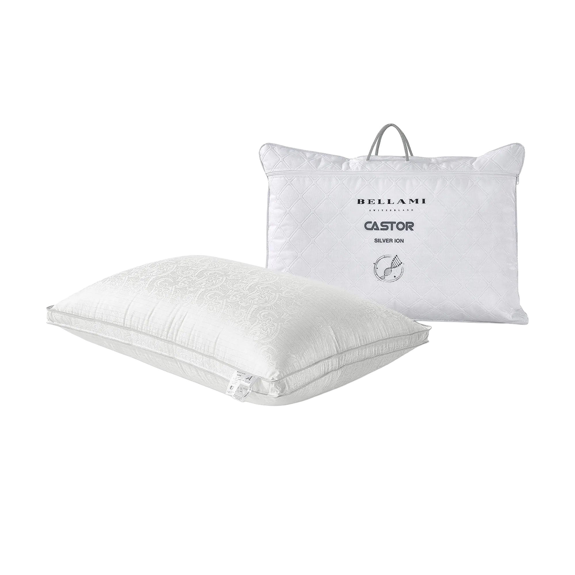 Bellami Silver ION Castor DownFeel Cloud Soft Fibre Loft Pillow