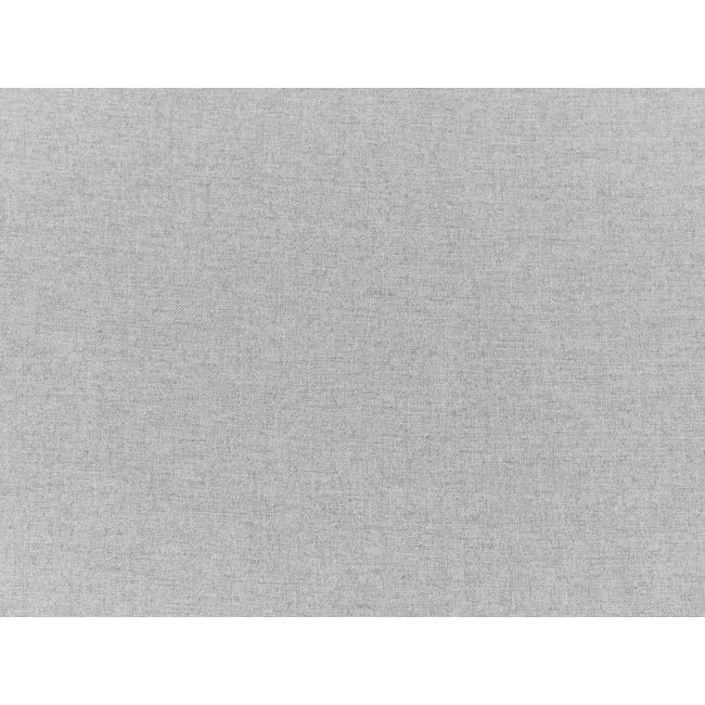 Astrid 3 Seater Sofa - Natural, Slate - 13 - Fine, textured fabric with subtle grain pattern, Light gray, woven material