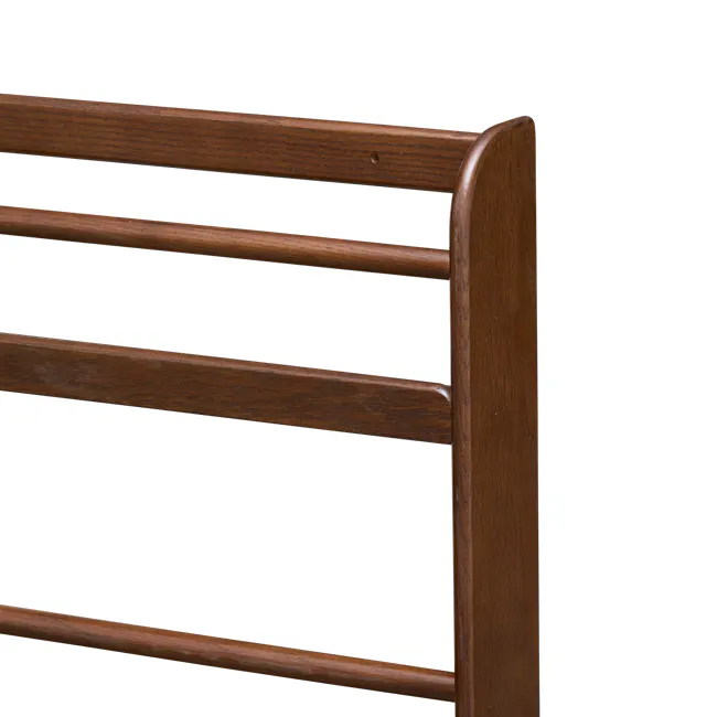 Micel 6 Tier Wall Shelf 0.8m - Walnut - 7