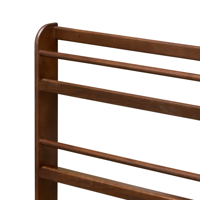 Micel 6 Tier Wall Shelf 0.8m - Walnut - 4
