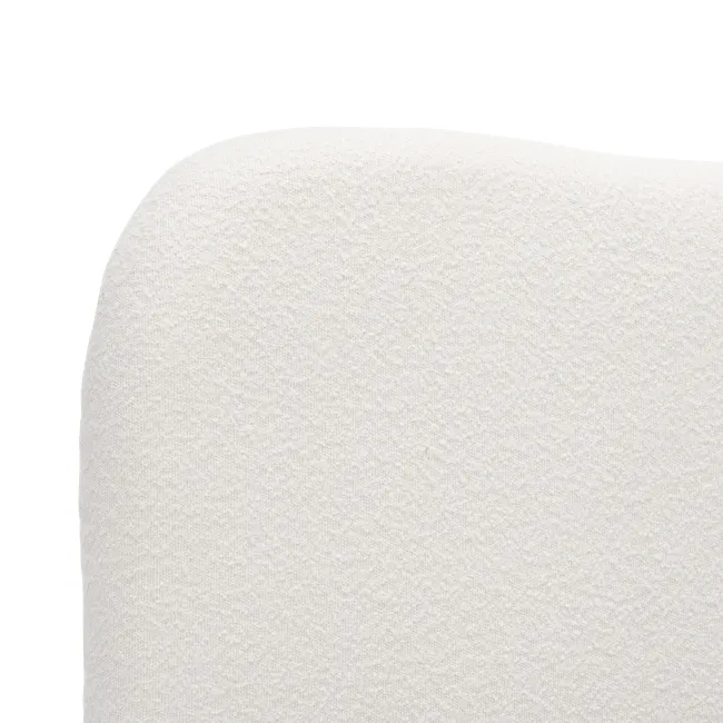 Arianna King Storage Bed - White Boucle - 14