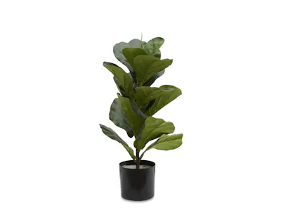 Potted Faux Fiddle Leaf Fig Plant 60 cm