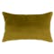 Alyssa Velvet Lumbar Cushion Cover - Mustard