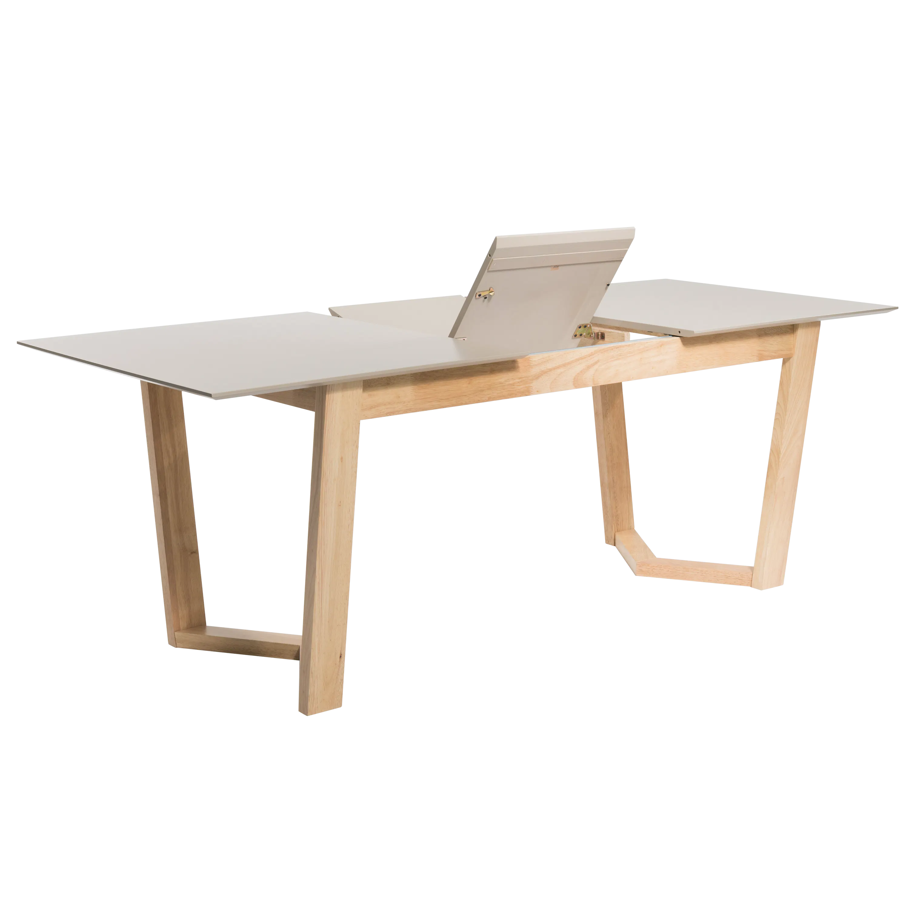 (As-is) Meera Extendable Dining Table 1.6m-2m - Natural, Taupe Grey - 1 - 12