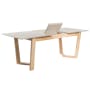 (As-is) Meera Extendable Dining Table 1.6m-2m - Natural, Taupe Grey - 12