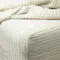 Heveya® Linen Fitted Sheet Set - Olive Stripe (5 Sizes)