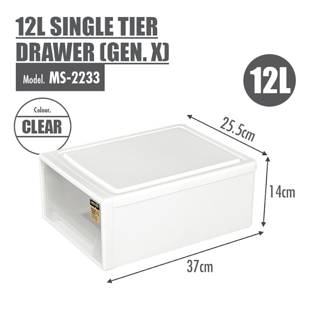 12L Single Tier Drawer (Gen.X) - 4