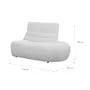 Tara Right Extended Chaise Sofa Unit - Beige - 7