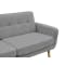 Cali 3 Seater Sofa with Cali Armchair - Siberian Grey - 5