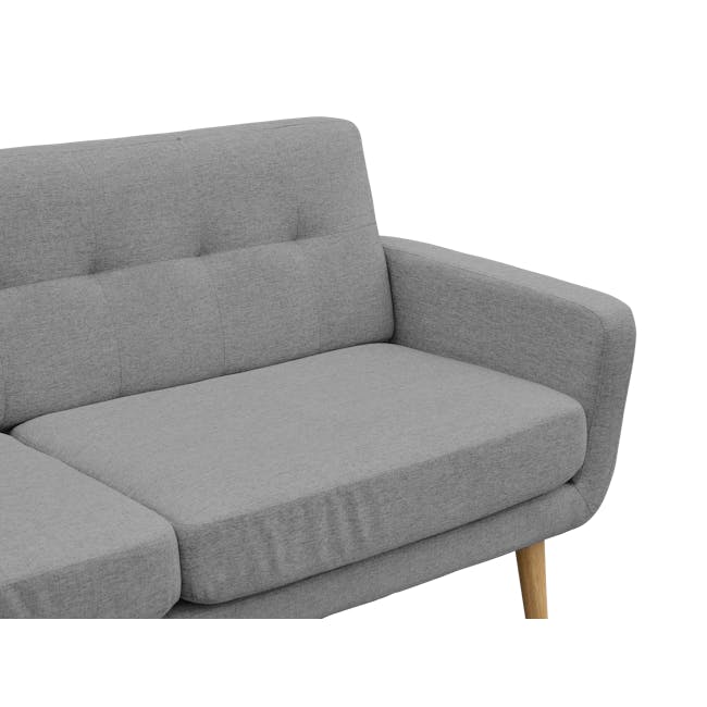 Cali 3 Seater Sofa with Cali Armchair - Siberian Grey - 5