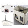 Cooper Laundry Hamper with Wheels - 6
