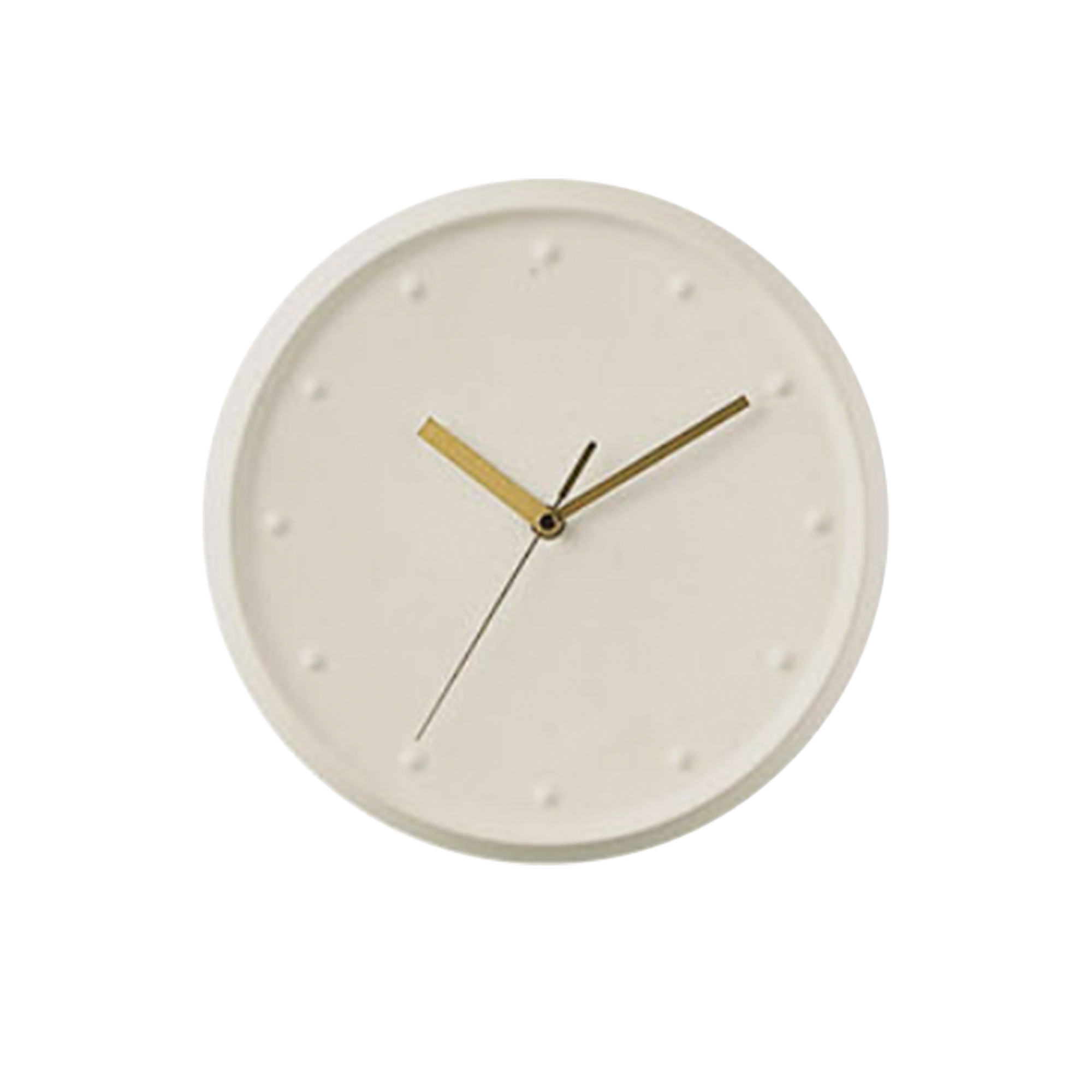 Serene Wall Clock - Salty Cream