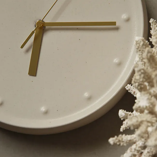 Serene Wall Clock - Salty Cream - 6