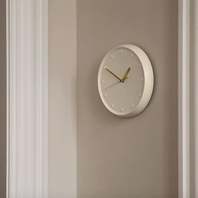 Serene Wall Clock - Salty Cream - 4