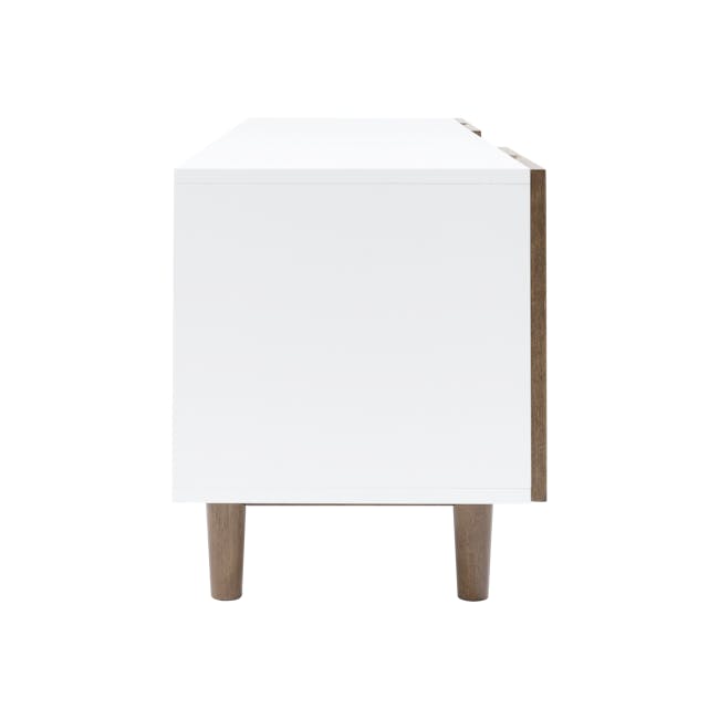 Aalto TV Cabinet 1.6m - Cocoa, White - 5
