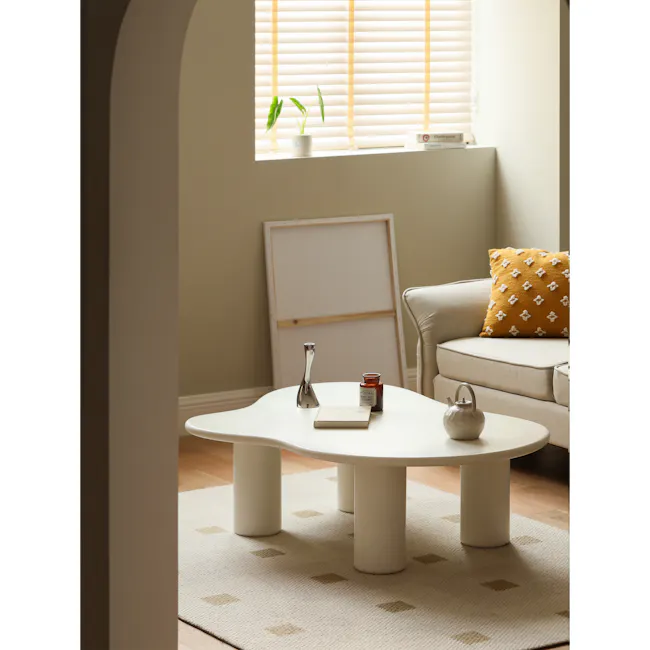 (As-is) Cloud Coffee Table 1m - Ivory - 2 - 22